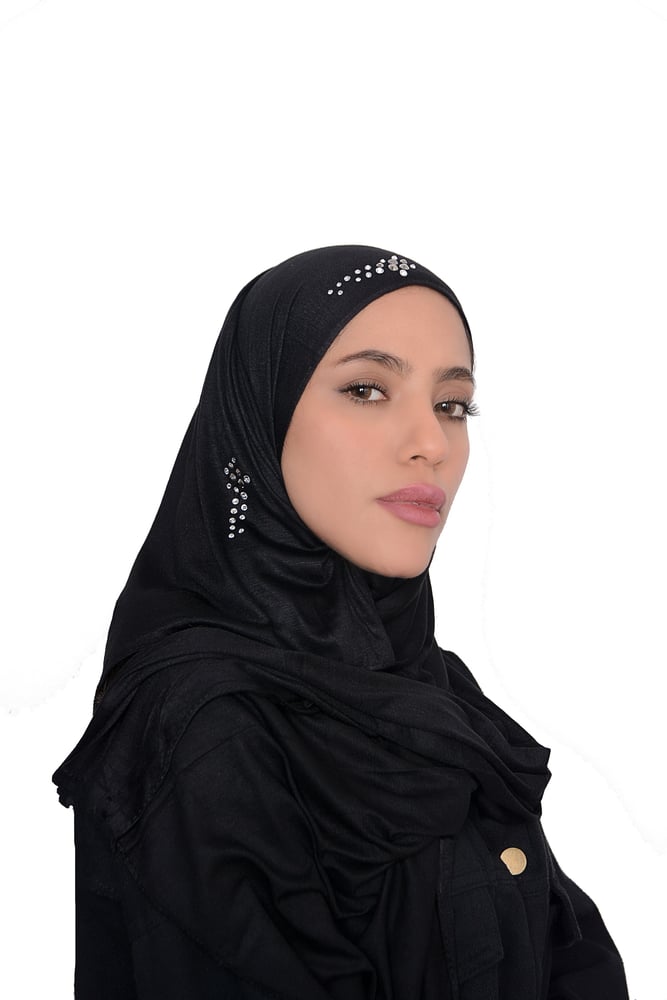 قطن-دبل-سترتش-أسود-كرستال