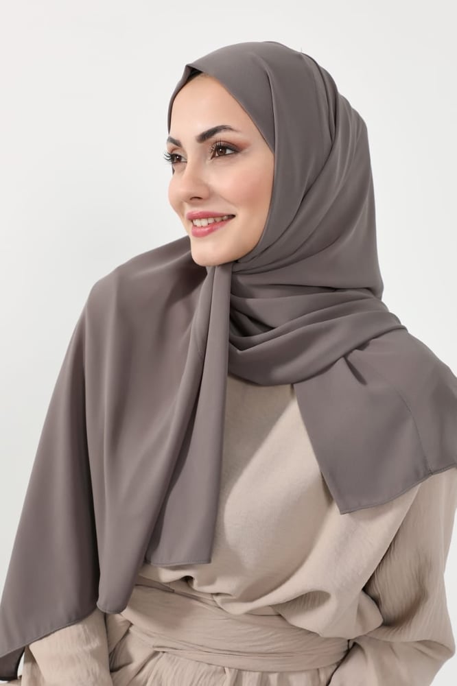 حجاب شيفون قبعة جانبية