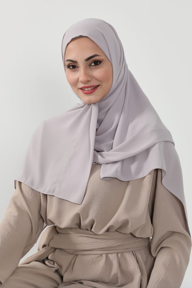حجاب شيفون بمغناطيس وقبعة جانبي