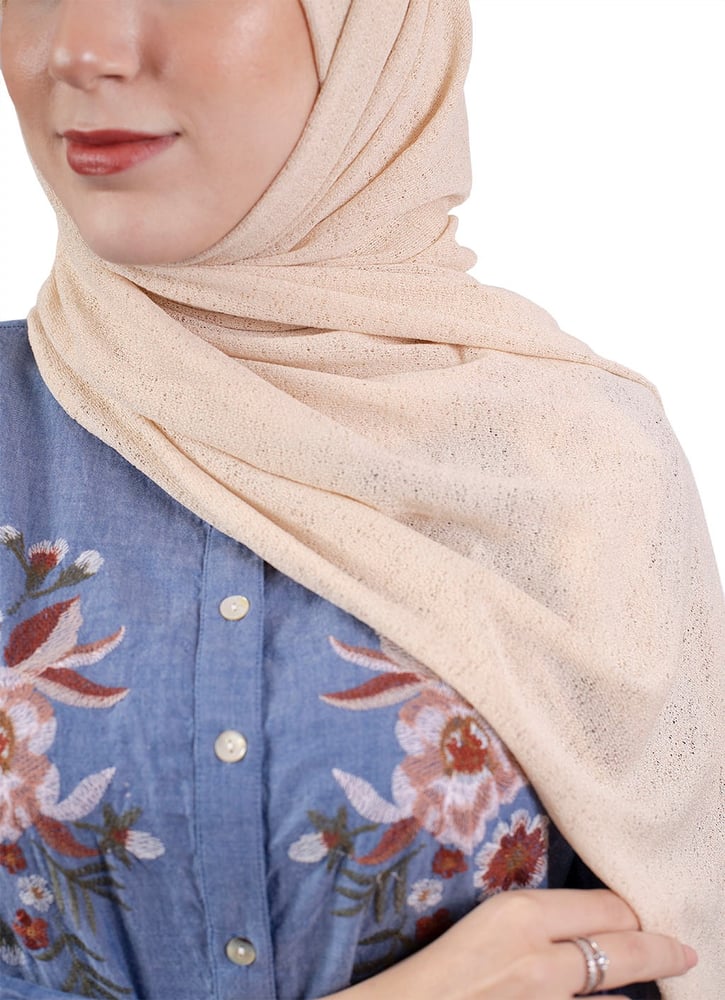 طرحة شاش - بيج