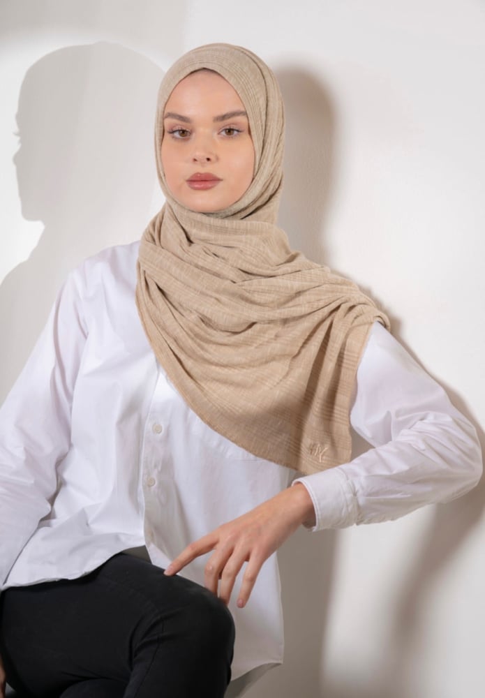 حجاب شتوي - رملي