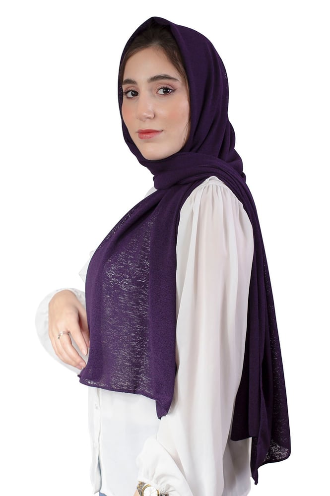 طرحة شاش - بنفسجي