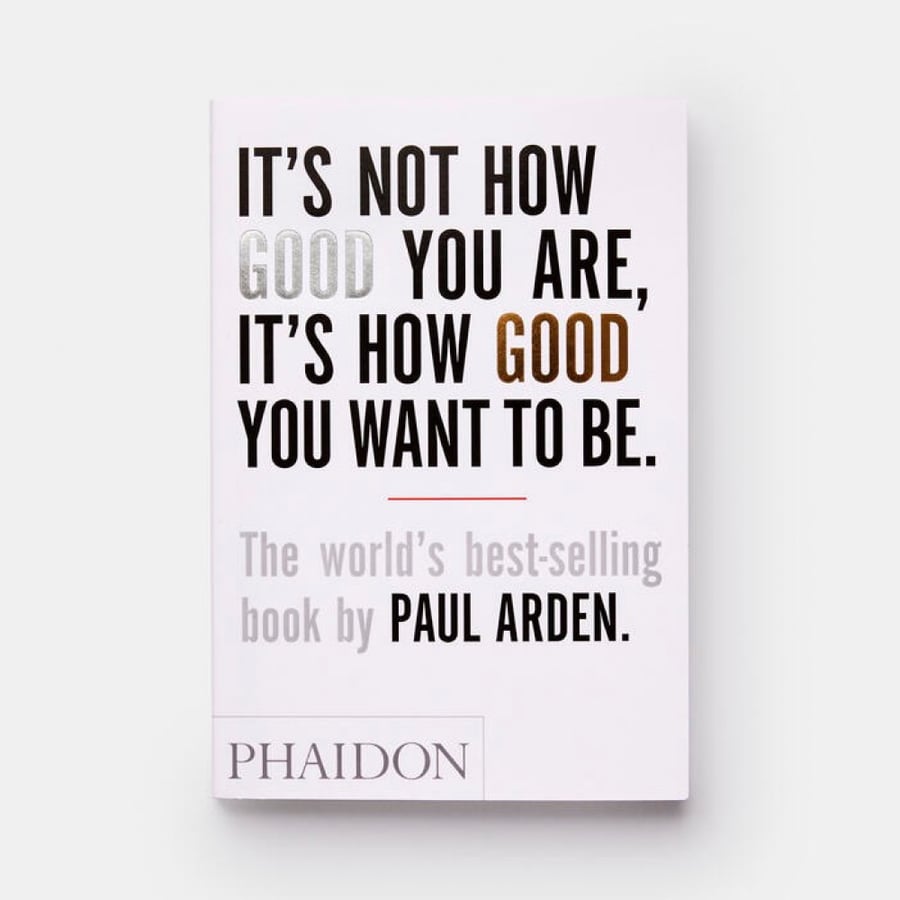 IT'S NOT HOW GOOD YOU ARE. IT'S HOW GOOD YOU WANT TO BE.