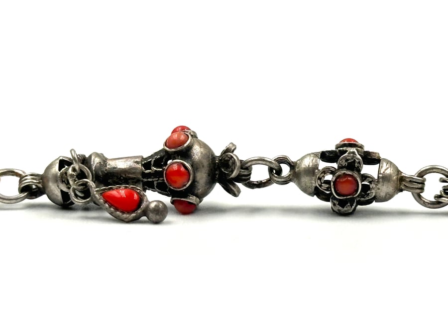 شرابة حلبية فضة كسر شفت  silver rosary