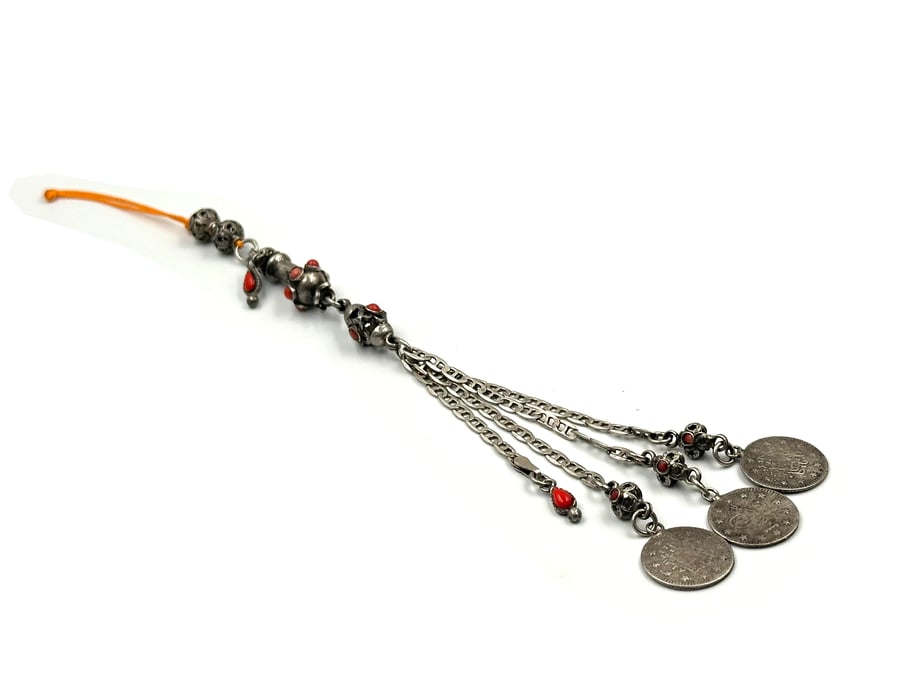 شرابة حلبية فضة كسر شفت  silver rosary