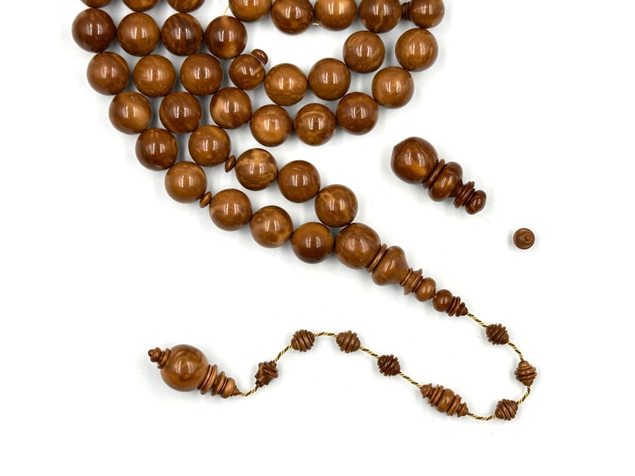 سبحة من ثمرة الكوك خراطة محمد ابوزياد مصنع الفن kuka rosary