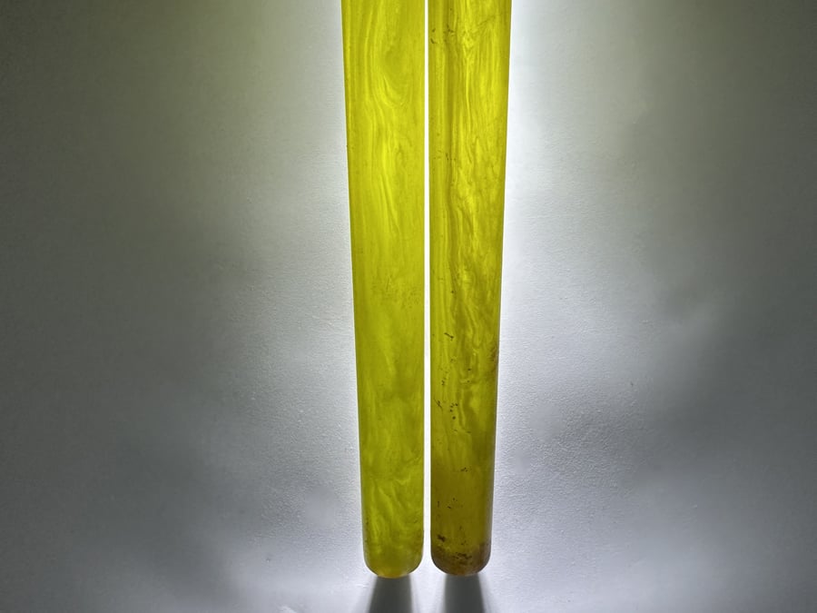 عصي فرنسية معرقة بشفافية صب قديم old bakelite material for rosary