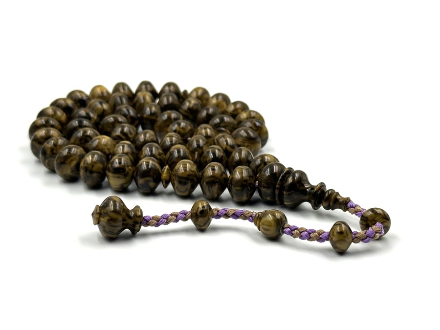 سبحة بكلايت ضبعة صك من عقود صب قديم خراطة اسماعيل باشا old bakelite