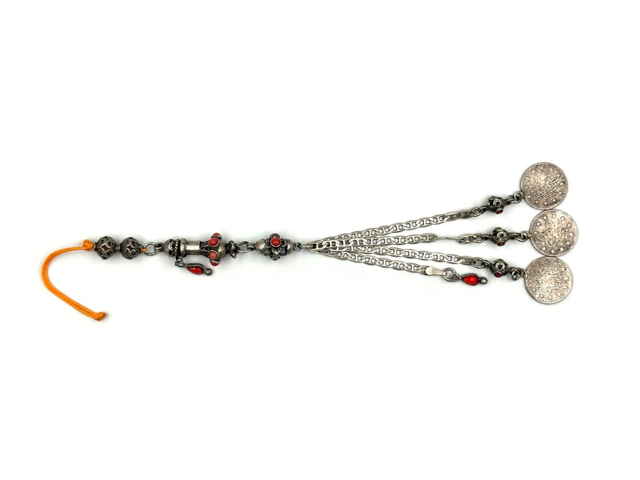 شرابة حلبية فضة كسر شفت  silver rosary