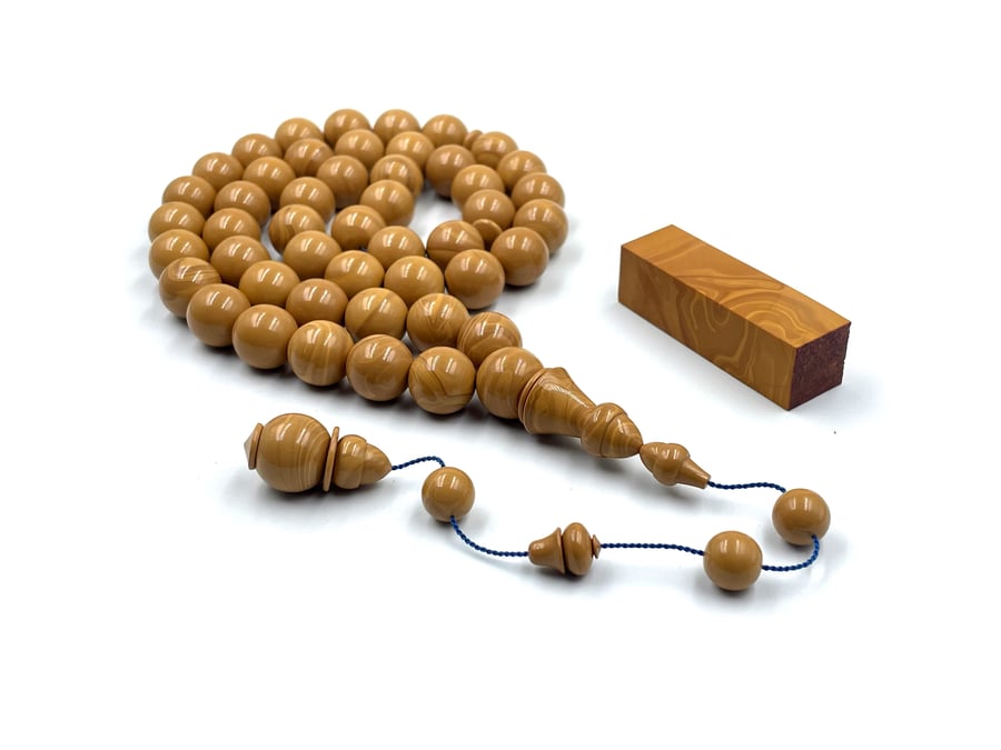 سبحة من بلاطة الزمردة خراطة عزيز اوكدوم rosary