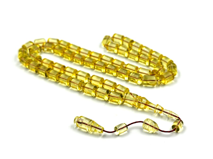 سبحة كهرمان شفاف فرز الشاهد والطقم تعديل هاشم دشاش Amber rosary