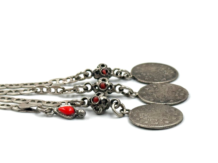 شرابة حلبية فضة كسر شفت  silver rosary