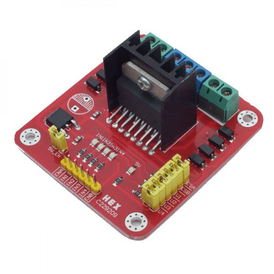 L298N Dual H Bridge DC Stepper Motor Driver Board
