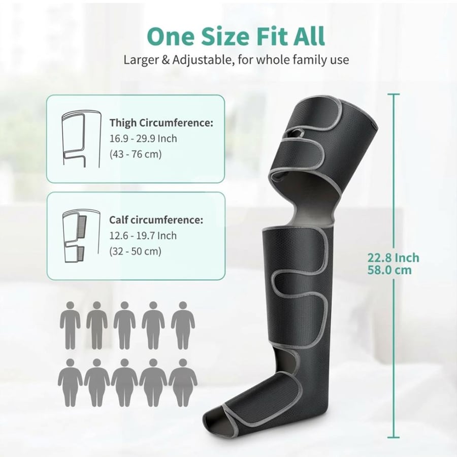 جهاز تدليك الساق بضغط الهواء LEG MASSAGER