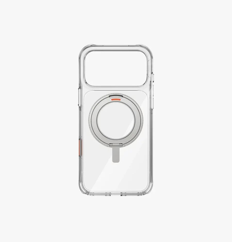 Unic - Protective cover for iPhone 17 Pro Hybrid Swifix with a 360-degree rotatable grip - transparent