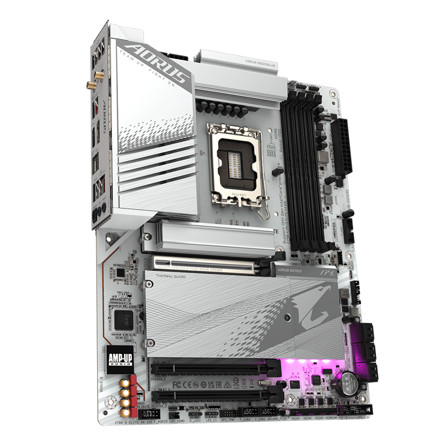 GIGABYTE Z790 AORUS ELITE AX ICE DDR5 White | مذربورد قيقابايت اوروس