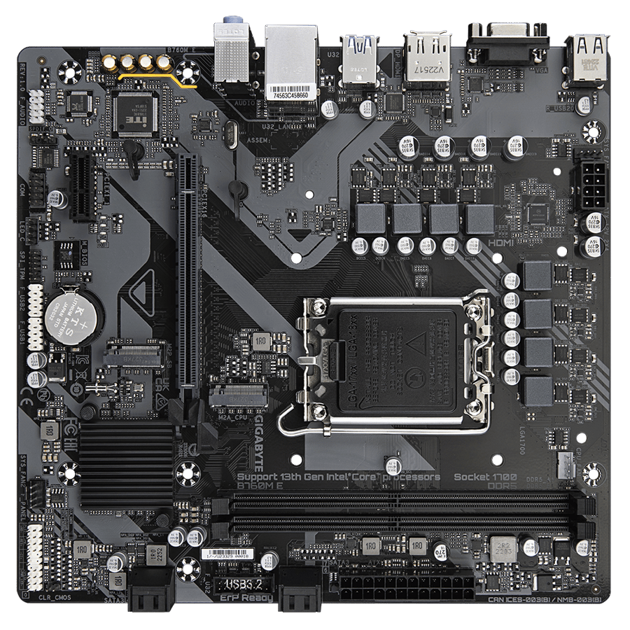 Gigabyte B760M E DDR5 LGA1700 | مذربورد جيجابايت