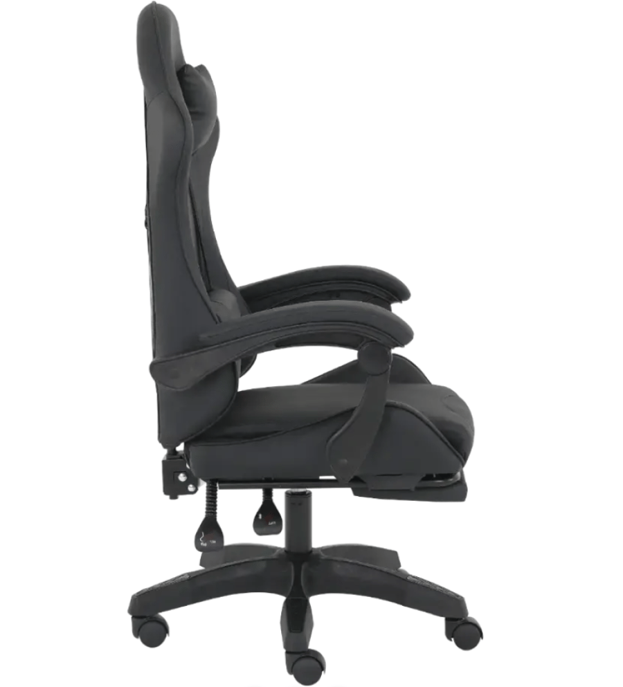 كرسي ألعاب سبير كلاس 2 بمسند قدمين أسود SGCE001 | Spear Chair Footrest Black Class2