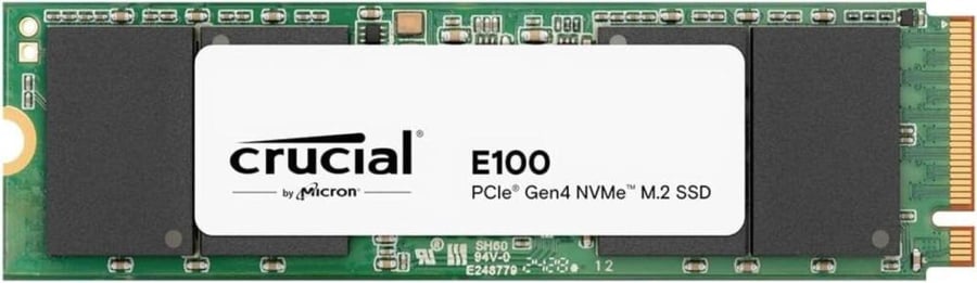 Crucial E100 1TB M.2 NVMe PCIe Gen4 Internal SSD | ذاكرة تخزين داخلية كروشل