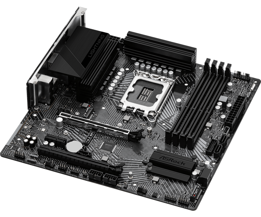 ASRock Z790M PG LIGHTNING/D4 Intel LGA1700 | مذربورد ازروك