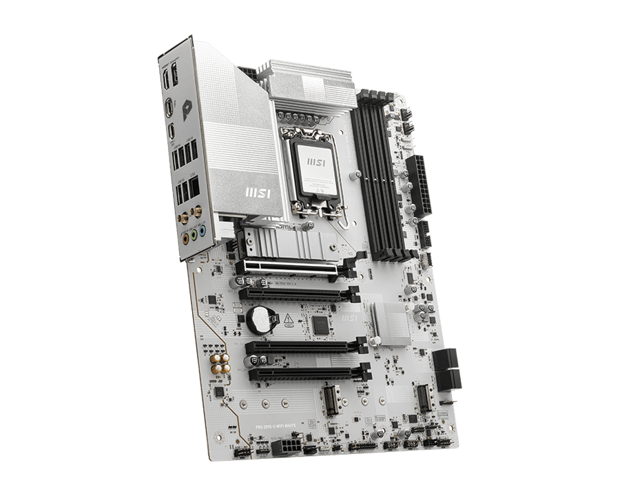 لوحة أم MSI بشريحة Z890 - LGA1851 DDR5 واي فاي 7 أبيض