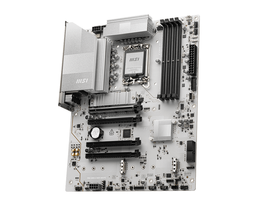 لوحة أم MSI بشريحة Z890 - LGA1851 DDR5 واي فاي 7 أبيض