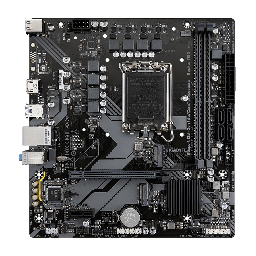 Gigabyte B760M K DDR4 Ultra Durable LGA1700 | مذربورد قيقابايت