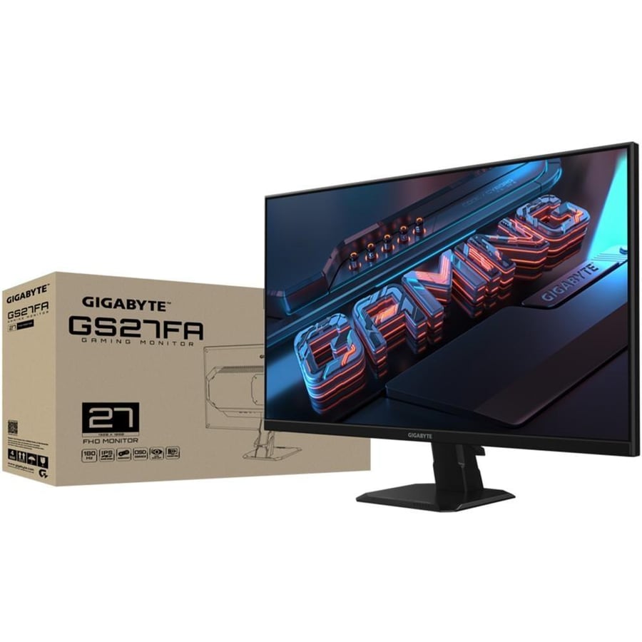 شاشة ألعاب قيقابايت | Gigabyte Monitor 27" GS27FA EK IPS 180Hz