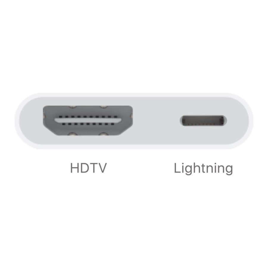 محول لايتننج HDMI مع منفذ شحن تايب سي