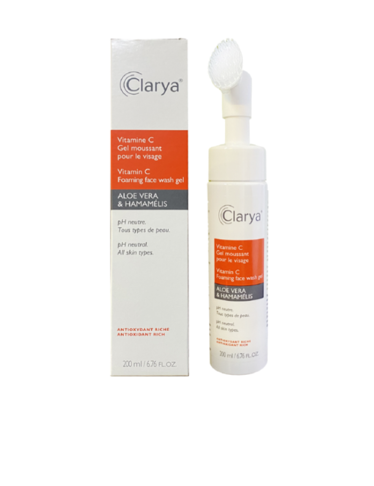Claria - Foaming gel face wash with vitamin C