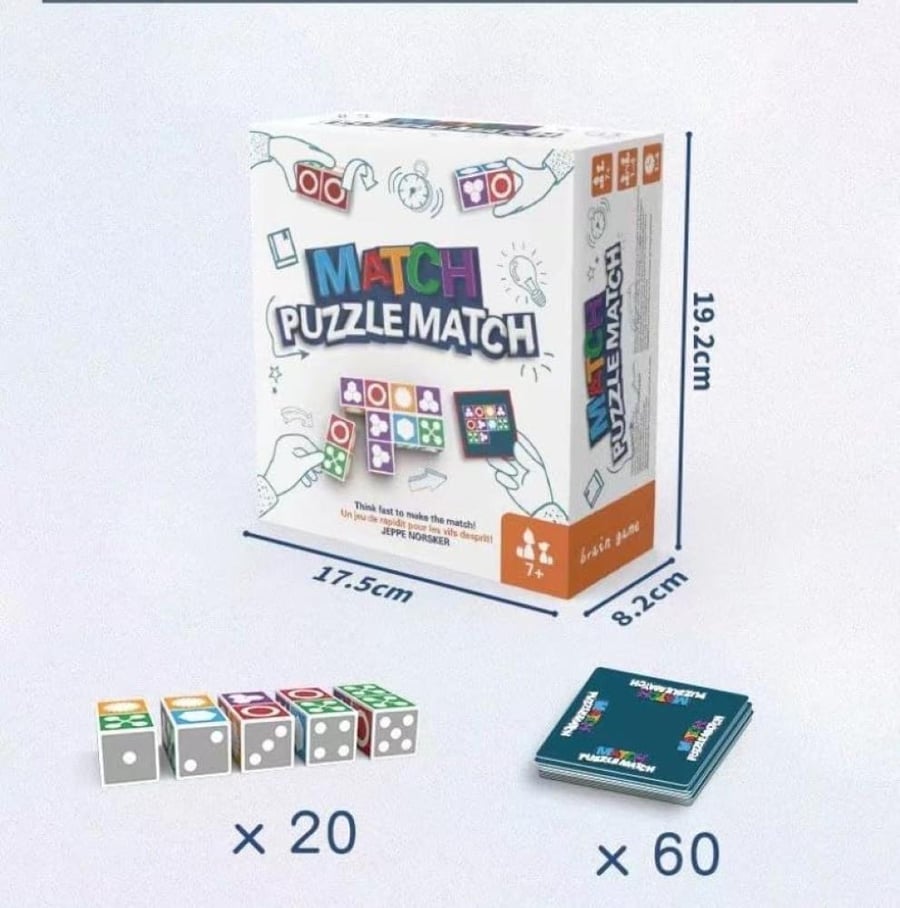 لعبة Match Puzzle Match - لعبة ألغاز تعليمية للأطفال، 4+ سنوات