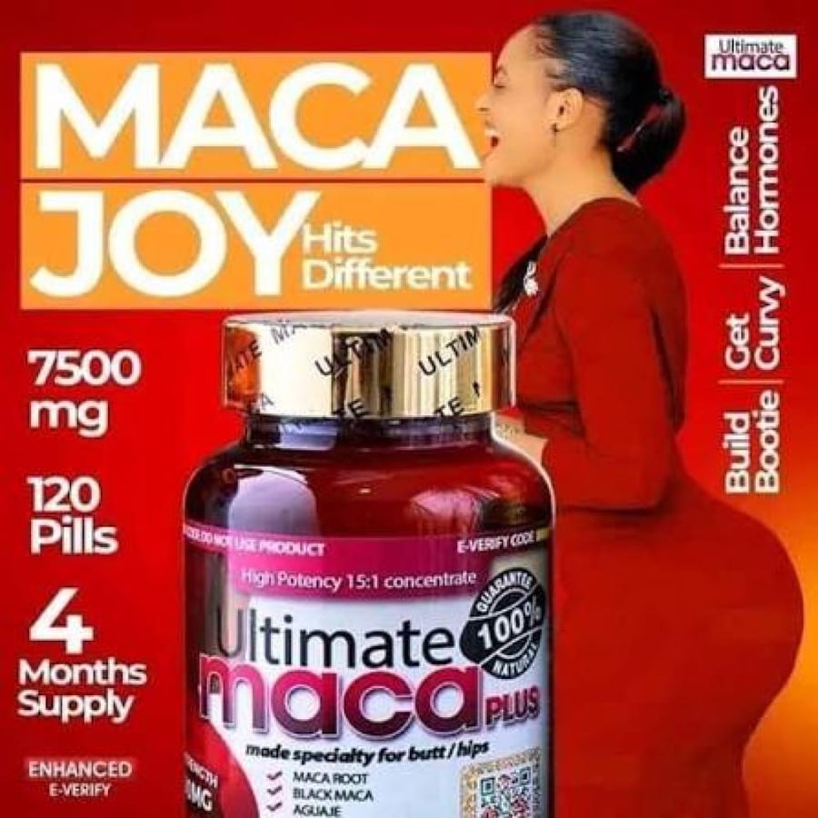 كبسولات الماكا الامريكيه الاصليه بباركود التحقق حبوب ألتيميت ماكا Ultimate Maca Pills Plus