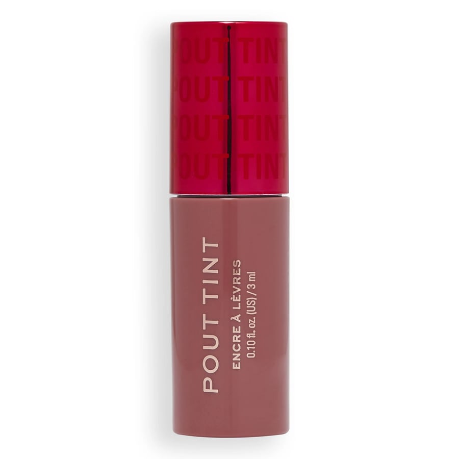 مورد شفاه باوت تنت POUT TINT سائل بدرجة لون نود لحمي هادئ.