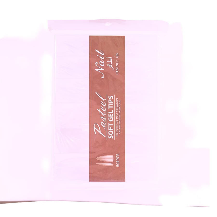 أظافر Pasteel احترافية Soft Gel Tips عبوة 504 قطعة