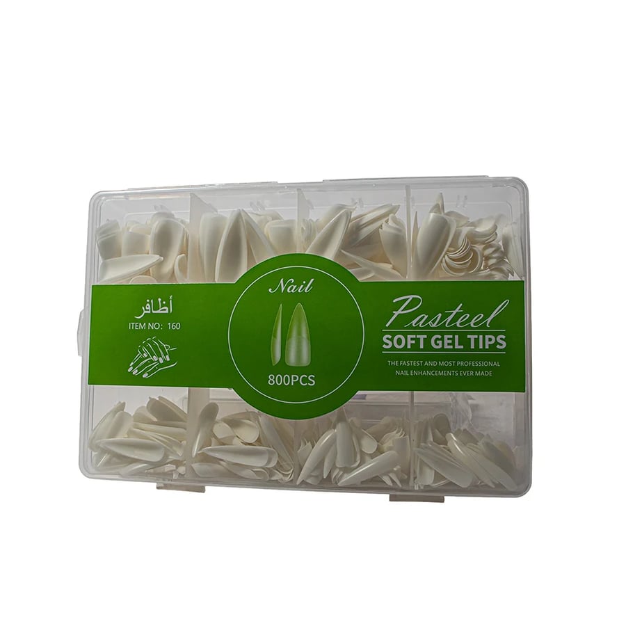 أظافر Pasteel Soft Gel Tips 800 قطعة