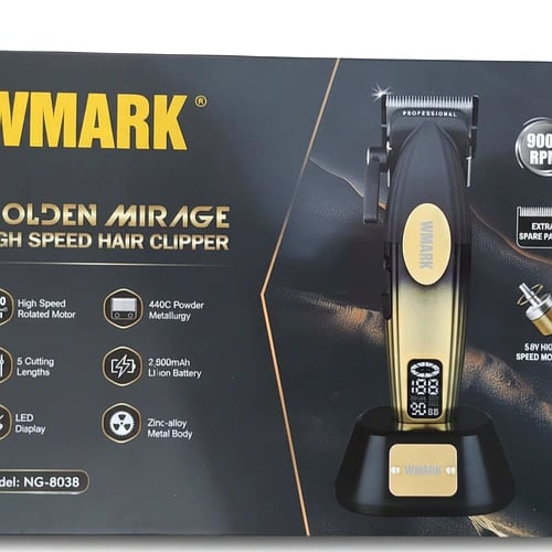 ماكينة حلاقة WMARK NG-8038 عالية السرعة احترافية جولدن ميراج