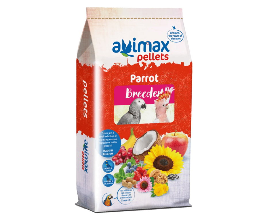 غذاء الانتاج للببغاوات المتوسطة والكبيرة Avimax Parrot Breeder 10 kg