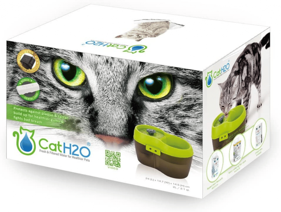 Cat H2O drinking fountain for cats and pets