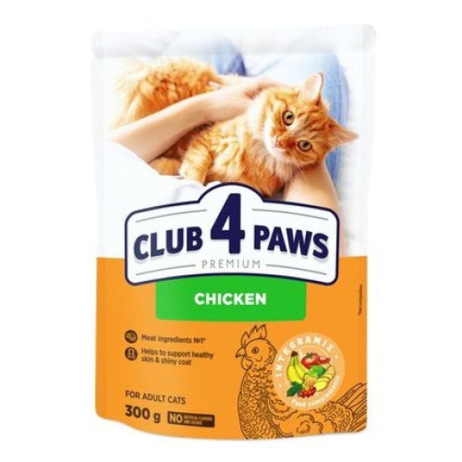 طعام القطط البالغة - دجاج club4paws