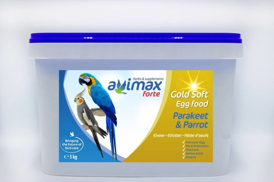 باتيه الببغاوات والبراكيت Avimax Gold Soft Parakeet &Parrot 5 kg