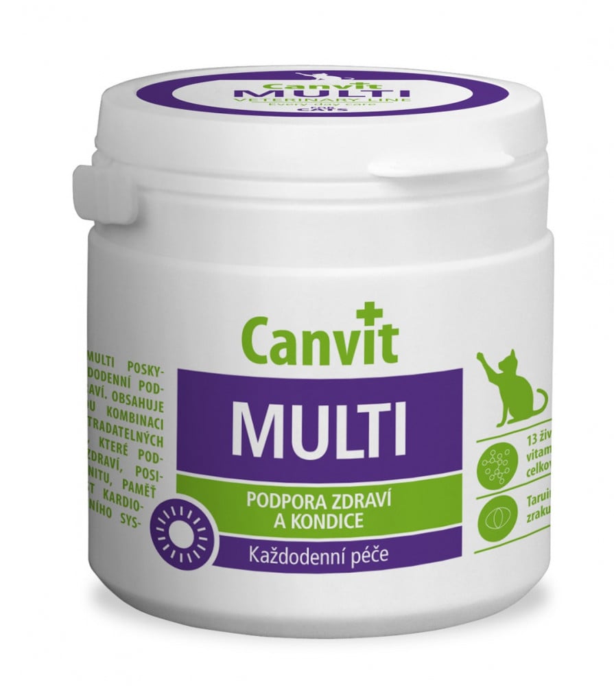 Canvit Multi Vitamins for cats to increase activity and support health and metabolism and immunity 100 grams