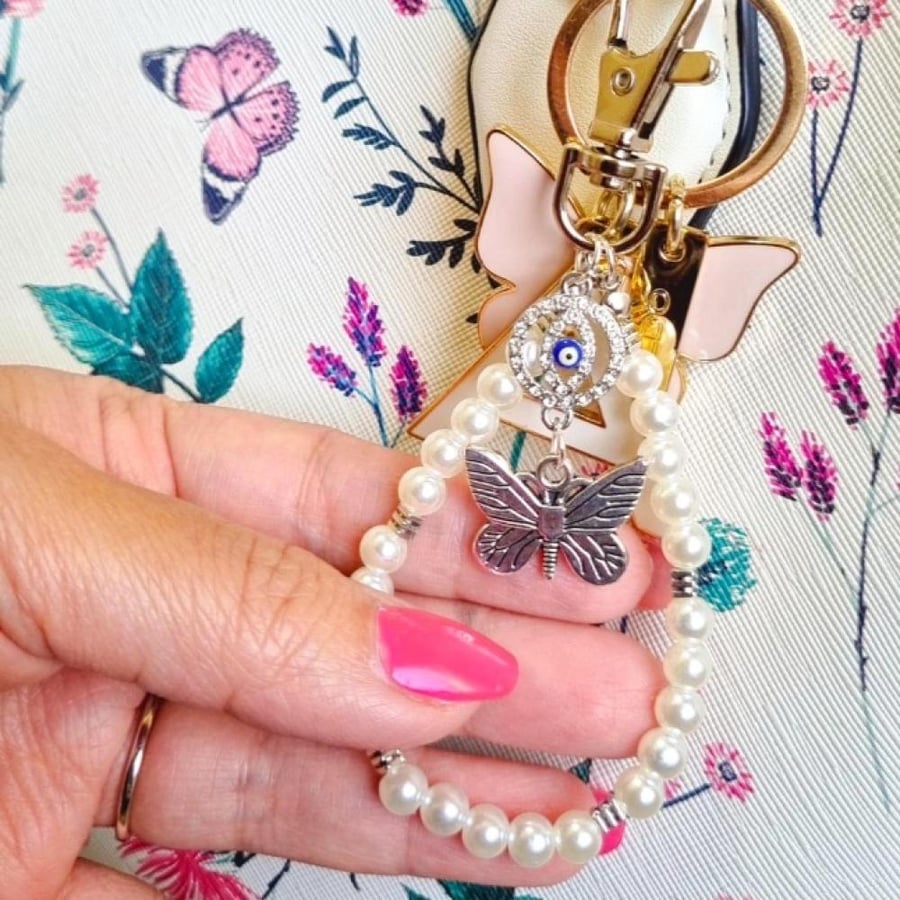 Bag charm key chains