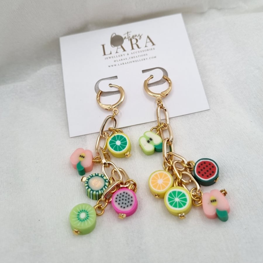 Fruit earrings