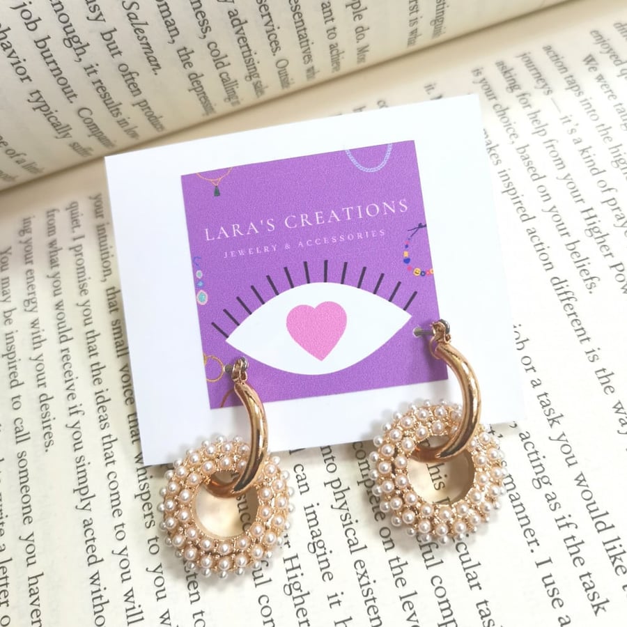 Pearl earrings