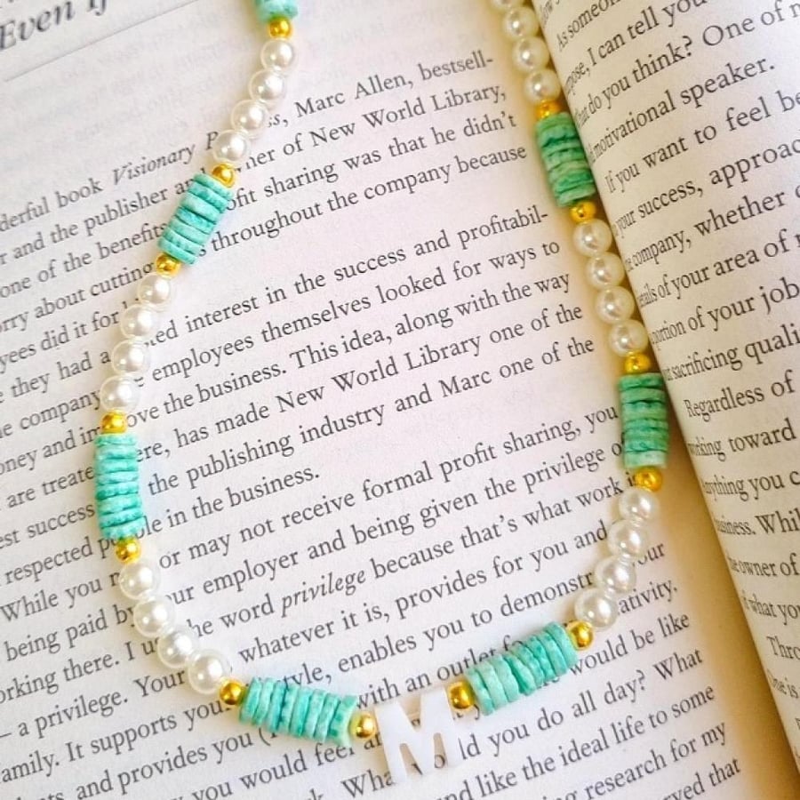 M necklace