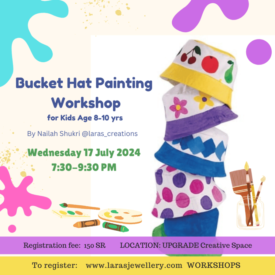 Bucket Hat Painting Workshop