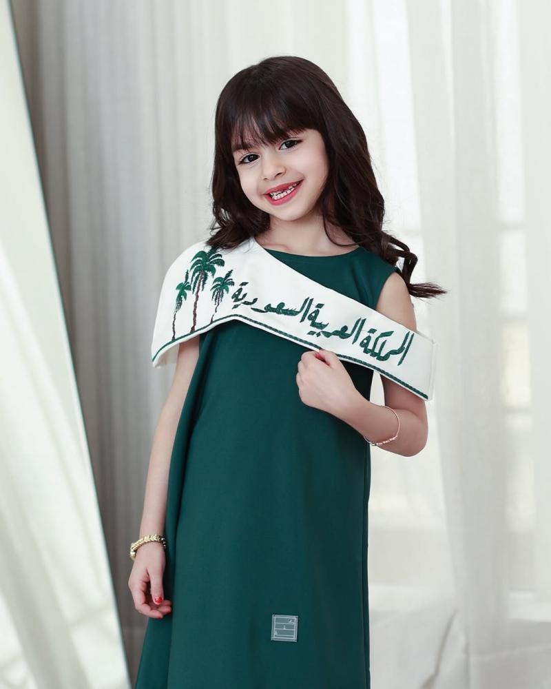 فستان اليوم الوطني انيق