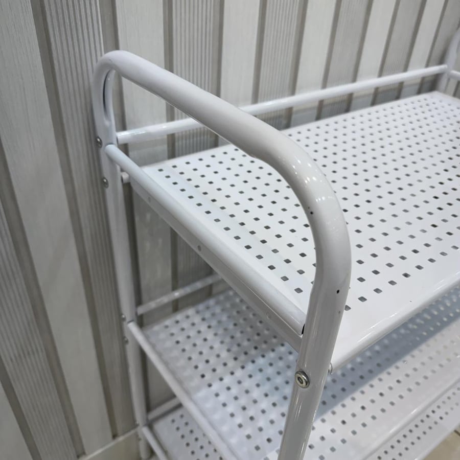 Iron storage car with wheels – practical, durable, and smart ventilation