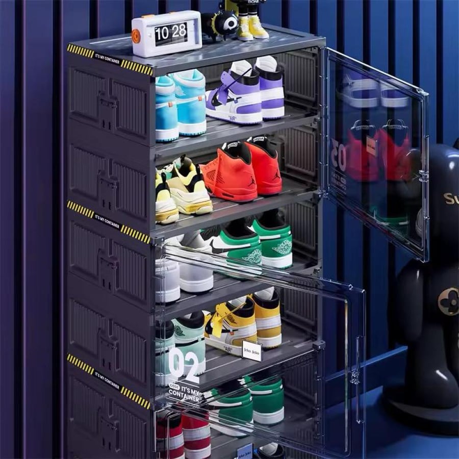 Smart shoe unit – 4 slots with transparent front