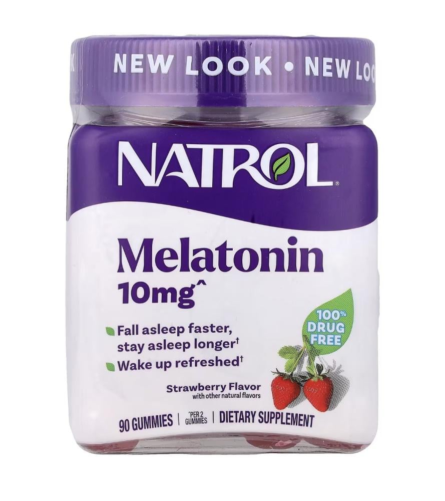 Sleep candy Melatonin 10 grams with strawberry flavor 90 pieces